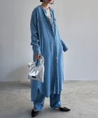 【ドゥ アルシーヴ/Doux archives】のソフトデニムバンドカラーワンピース 人気、トレンドファッション・服の通販 founy(ファニー) ファッション Fashion レディースファッション Fashion for Women ワンピース Dresses インナー Innerwear シンプル Simple, Minimal デニム Denim, Jeans Material 人気 Popular, Best Seller ベスト Vest, Waistcoat ポケット Pocket, Pocket Detail 羽織 Haori, Light Jacket リラックス Relax, Relaxed Fit ロング Long, Long-Length おすすめ Recommended / Our Picks 夏 Summer thumbnail SAX|ID: prp329100004610404 ipo3291000000032986089