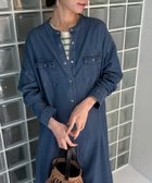 【ドゥ アルシーヴ/Doux archives】のソフトデニムバンドカラーワンピース 人気、トレンドファッション・服の通販 founy(ファニー) ファッション Fashion レディースファッション Fashion for Women ワンピース Dresses インナー Innerwear シンプル Simple, Minimal デニム Denim, Jeans Material 人気 Popular, Best Seller ベスト Vest, Waistcoat ポケット Pocket, Pocket Detail 羽織 Haori, Light Jacket リラックス Relax, Relaxed Fit ロング Long, Long-Length おすすめ Recommended / Our Picks 夏 Summer thumbnail BLUE|ID: prp329100004610404 ipo3291000000032986090