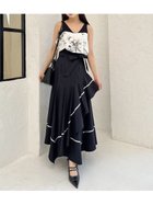 【スナイデル/SNIDEL】のリボンディテールカットプルオーバー 人気、トレンドファッション・服の通販 founy(ファニー) ファッション Fashion レディースファッション Fashion for Women トップス・カットソー Cut & Sew Tops カジュアルプルオーバー・ニットトップス Pullovers & Knit Tops / Casual Pullovers おすすめ Recommended / Our Picks カットソー Cut and Sewn Top シンプル Simple, Minimal ストレート Straight, Straight Cut デニム Denim, Jeans Material フラワー Flower, Floral フロント Front, Front Design リボン Ribbon, Bow thumbnail FLOWER[936]|ID: prp329100004610418 ipo3291000000032986407