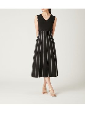 【フレイ アイディー/FRAY I.D】 スカラップケーブルニットワンピース人気、トレンドファッション・服の通販 founy(ファニー) 雑誌掲載アイテム Magazine Picks & Fashion Features ファッション雑誌 Fashion Magazines ビジンヒャッカ 美人百花 ファッション Fashion レディースファッション Fashion for Women ワンピース Dresses ニットワンピース Knit Dresses スカラップ Scallop, Scalloped Edge スタイリッシュ Stylish, Fashionable ストライプ Stripe, Striped Pattern 雑誌 Magazine, Fashion Magazine フィット Fit, Slim Fit フレア Flare, Flared 6月号 June Issue, Jun. Edition 夏 Summer エレガント 上品 Elegant |ID:prp329100004610422
