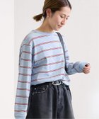 【フレームワーク/FRAMeWORK】のマルチボーダーロンT 人気、トレンドファッション・服の通販 founy(ファニー) ファッション Fashion レディースファッション Fashion for Women トップス・カットソー Cut & Sew Tops ロングTシャツ・Tシャツ Longline T-Shirts & Tees ボーダー Border, Stripe ポロシャツ Polo Shirt, Collared Tee ヴィンテージ Vintage Style 別注 Limited Edition, Custom Order thumbnail サックスブルー|ID: prp329100004610438 ipo3291000000032986799