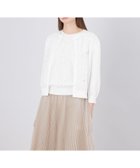 【エポカ/EPOCA】のリバーレースコンビ ニットカーディガン オフホワイト|ID: prp329100004610483 ipo3291000000032987527
