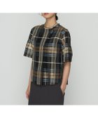 【コムサ/COMME CA】のシルクオーガンジードビーチェック タックプルブラウス 人気、トレンドファッション・服の通販 founy(ファニー) ファッション Fashion レディースファッション Fashion for Women トップス・カットソー Cut & Sew Tops シャツ・ブラウス・オフィスカジュアル Elegant Blouses & Button-Ups アンティーク Antique-Inspired グラデーション Gradient, Ombre シルク Silk, 100% Silk チェック Check, Plaid, Tartan 定番 Standard, Basic Item フェミニン Feminine, Girly プリーツ Pleats, Pleated ボックス Boxy, Box Shape 日本製 Made In Japan エレガント 上品 Elegant thumbnail 14:チャコールブラウン系|ID: prp329100004610503 ipo3291000000033600942