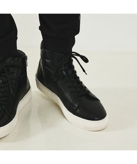 【アルフレッド バニスター/alfredoBANNISTER / MEN】のサイドジップ ハイカット レザースニーカー 人気、トレンドファッション・服の通販 founy(ファニー) ファッション Fashion メンズファッション Fashion for Men シューズ・靴 Shoes スニーカー / カジュアルにもスポーティにも Sneakers & Trainers インソール Shoe Insole クッション Cushion, Throw Pillow サイドジップ Side Zip, Side Zipper シンプル Simple, Minimal スニーカー Sneakers, Trainers フィット Fit, Slim Fit ラバー Rubber, Rubber Sole ワイド Wide, Wide Fit |ID:prp329100004610504