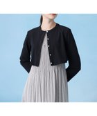 【アナイ/ANAYI】のナイロンジャージークロップド カーディガン black|ID: prp329100004610515 ipo3291000000032987960