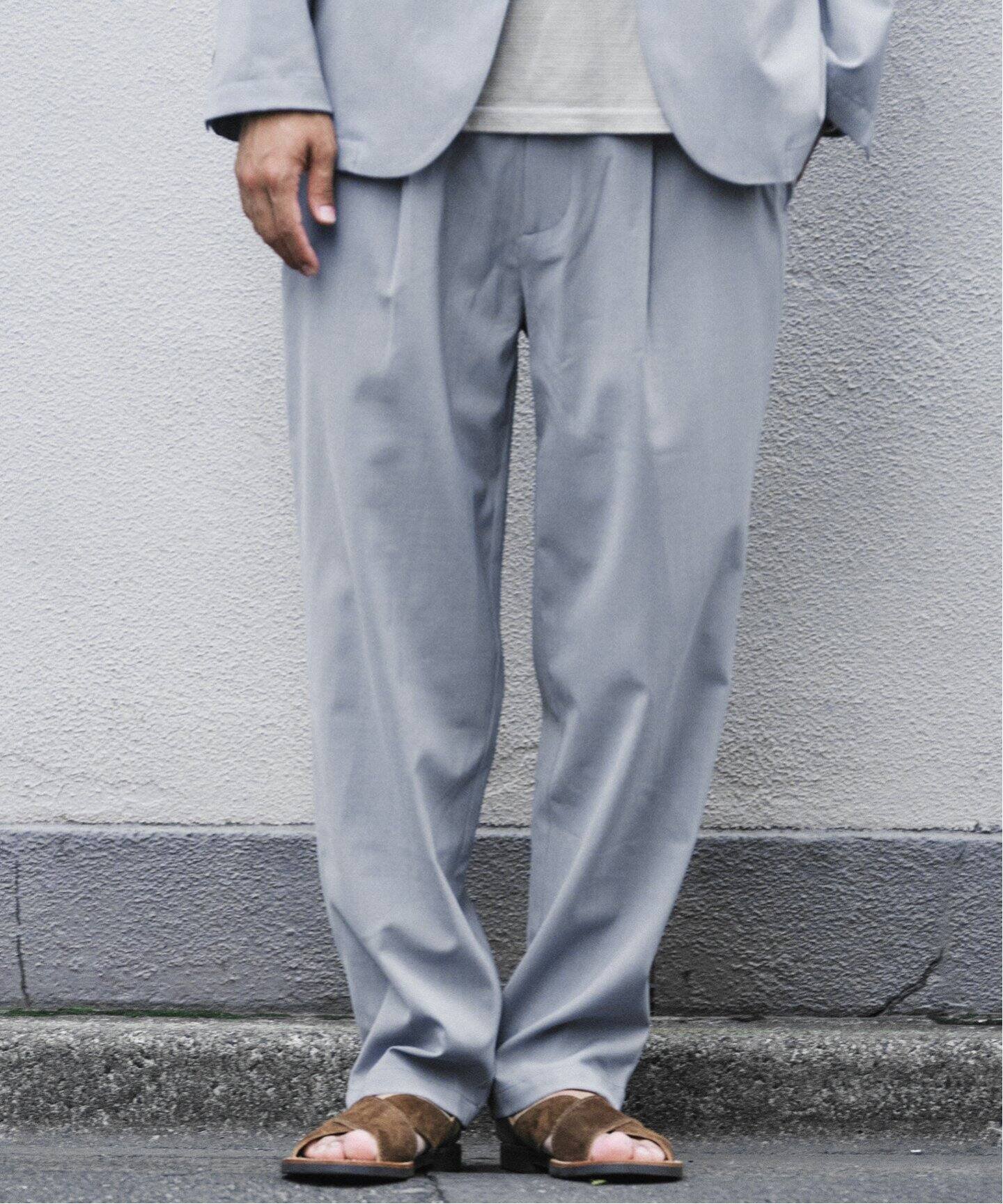 【ジャーナルスタンダード レリューム/JOURNAL STANDARD relume / MEN】のイージーケア TECH LINEN COOLMAX スラックス(セットアップ着用可) インテリア・キッズ・メンズ・レディースファッション・服の通販 founy(ファニー) 　ファッション　Fashion　メンズファッション　Fashion for Men　セットアップ　Matching Sets　おすすめ　Recommended / Our Picks　オーバル　Oval Design　ジャケット　Jacket, Outerwear　ストレッチ　Stretch, Stretchy Fabric　スラックス　Slacks, Dress Pants　セットアップ　Set-Up, Coordinated Outfit　リネン　Linen, Linen Fabric　リラックス　Relax, Relaxed Fit　ワイド　Wide, Wide Fit　定番　Standard, Basic Item　グレーB|ID: prp329100004610533 ipo3291000000032988171