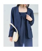 【ルージュヴィフラクレ/Rouge vif la cle】の【一部店舗限定】【2点セット】シングルジャケット*キャミワンピSET 人気、トレンドファッション・服の通販 founy(ファニー) ファッション Fashion レディースファッション Fashion for Women アウター Coat / Outerwear Collection レディースジャケット・軽アウター Jackets ワンピース Dresses キャミソールワンピース Camisole Dresses エレガント 上品 Elegant キャミワンピース Cami Dress, Slip Dress シンプル Simple, Minimal ジャケット Jacket, Outerwear フォーマル Formal, Dressy フロント Front, Front Design thumbnail ダークネイビー|ID: prp329100004610552 ipo3291000000032988458