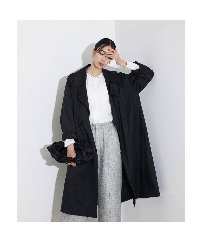 【カリテ/qualite】のライトタフタコート インテリア・キッズ・メンズ・レディースファッション・服の通販 founy(ファニー) https://founy.com/ ファッション Fashion レディースファッション Fashion for Women アウター Coat / Outerwear Collection コート・ロングコート・ピーコート Long Coats, Peacoats & More おすすめ Recommended / Our Picks インナー Innerwear エレガント 上品 Elegant シンプル Simple, Minimal タフタ Taffeta, Structured Fabric デニム Denim, Jeans Material |ID: prp329100004610563 ipo3291000000032988511