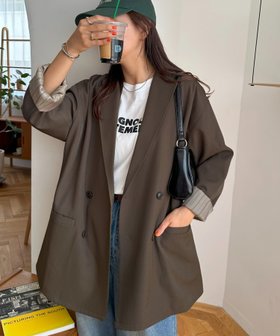 【ディスコート/Discoat】の【AW先行 /ユニセックス】Wブレストオーバージャケット 人気、トレンドファッション・服の通販 founy(ファニー) ファッション Fashion レディースファッション Fashion for Women アウター Coat / Outerwear Collection レディースジャケット・軽アウター Jackets ジャケット Jacket, Outerwear チェック Check, Plaid, Tartan ロング Long, Long-Length |ID:prp329100004610570