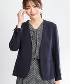 【リフレクト/Reflect】の【接触冷感/洗える/セットアップ可/秋まで着られる◎】ノーカラージャケット 人気、トレンドファッション・服の通販 founy(ファニー) ファッション Fashion レディースファッション Fashion for Women アウター Coat / Outerwear Collection レディースジャケット・軽アウター Jackets ノーカラージャケット / シンプル上品コーデ Collarless Jackets エアリー Airy Texture ジャケット Jacket, Outerwear スリット Slit, Slit Detail セットアップ Set-Up, Coordinated Outfit 夏 Summer 洗える Machine Washable 秋 Autumn thumbnail ネイビー|ID: prp329100004610602 ipo3291000000032988875
