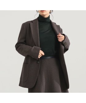 【デミルクス ビームス/Demi-Luxe BEAMS】のAK+1 / ウール チェック 2ボタン ジャケット 人気、トレンドファッション・服の通販 founy(ファニー) ファッション Fashion レディースファッション Fashion for Women アウター Coat / Outerwear Collection レディースジャケット・軽アウター Jackets おすすめ Recommended / Our Picks インナー Innerwear クラシカル Classical, Vintage-Inspired クラシック Classic, Timeless Style クール Cool, Chic ジャケット Jacket, Outerwear スクエア Square, Square Shape タートルネック Turtleneck, High Neck チェック Check, Plaid, Tartan フィット Fit, Slim Fit ポケット Pocket, Pocket Detail メンズ Men's, Menswear レギュラー Regular, Standard Fit 無地 Plain, Solid Color |ID:prp329100004610604