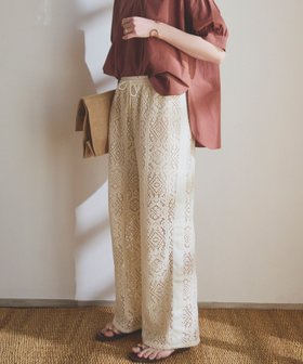 【ドゥ アルシーヴ/Doux archives】 サイドラインレースパンツ人気、トレンドファッション・服の通販 founy(ファニー) ファッション Fashion レディースファッション Fashion for Women パンツ Pants & Trousers シアー Sheer, See-Through トレンド Trend, Trending Now レース Lace, Lace Fabric |ID:prp329100004610843