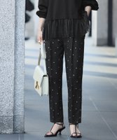 【ガール/GIRL】のドットジャガードテーパードパンツ 人気、トレンドファッション・服の通販 founy(ファニー) ファッション Fashion レディースファッション Fashion for Women パンツ Pants & Trousers おすすめ Recommended / Our Picks ドット Polka Dot, Dot Pattern 今季 This Season, Current Season |ID:prp329100004610863