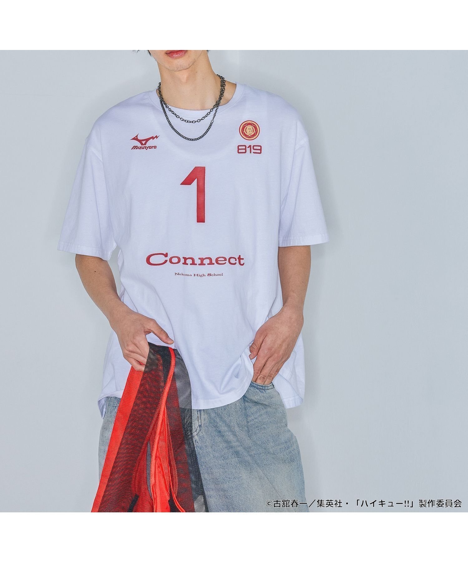 【ジーナシス/JEANASiS】のハイキュー!! ナンバリングTEE SS インテリア・キッズ・メンズ・レディースファッション・服の通販 founy(ファニー) 　ファッション　Fashion　レディースファッション　Fashion for Women　ショート　Short, Short Length　チャーム　Charm, Pendant　トレンド　Trend, Trending Now　人気　Popular, Best Seller　別注　Limited Edition, Custom Order　モチーフ　Motif, Design Theme　ルーズ　Loose, Oversized　ホワイト|ID: prp329100004610929 ipo3291000000032993442