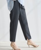 【ドゥ アルシーヴ/Doux archives】のインスリットテーパードパンツ 人気、トレンドファッション・服の通販 founy(ファニー) ファッション Fashion レディースファッション Fashion for Women パンツ Pants & Trousers ストライプ Stripe, Striped Pattern スリット Slit, Slit Detail スリム Slim, Slim Fit 夏 Summer 定番 Standard, Basic Item thumbnail BLACK|ID: prp329100004610958 ipo3291000000032993768