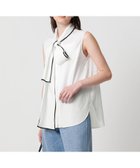 【ユナイテッドアローズ/UNITED ARROWS】のパイピング リボン ブラウス WHITE|ID:prp329100004610986