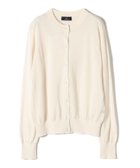【シップス フォー ウィメン/SHIPS】のSHIPS Primary Navy Label シルク カシミヤ クルーネック カーディガン オフホワイト|ID: prp329100004610991 ipo3291000000032994282
