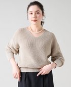 【ティアラ/Tiara】の片畦Vネックニット 人気、トレンドファッション・服の通販 founy(ファニー) ファッション Fashion レディースファッション Fashion for Women トップス・カットソー Cut & Sew Tops ニット Knit Tops & Sweaters Vネックトップス V-Neck Tops / V-Cut Neckline Shirts 春 Spring 畦 Ribbed Knit thumbnail ベージュ|ID: prp329100004610999 ipo3291000000033199695