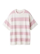 【ジェラート ピケ/gelato pique】のスムーズィーlite2ボーダープルオーバー 人気、トレンドファッション・服の通販 founy(ファニー) ファッション Fashion レディースファッション Fashion for Women トップス・カットソー Cut & Sew Tops カジュアルプルオーバー・ニットトップス Pullovers & Knit Tops / Casual Pullovers おすすめ Recommended / Our Picks なめらか Smooth, Silky Texture ショート Short, Short Length ボーダー Border, Stripe 半袖 Short Sleeve, Half Sleeve 定番 Standard, Basic Item 軽量 Lightweight, Ultra Light thumbnail PNK[066]|ID: prp329100004611018 ipo3291000000032994658