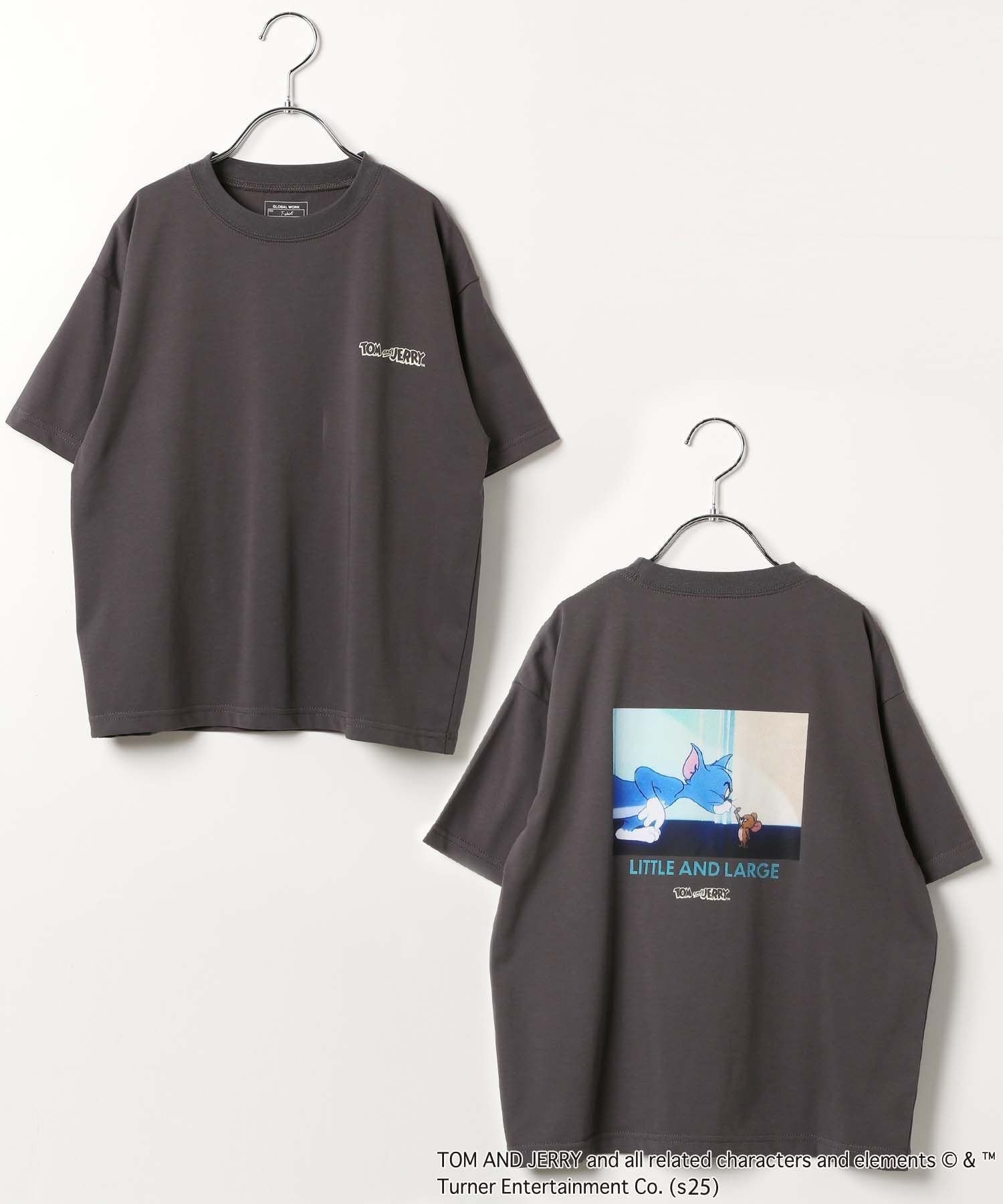 【グローバルワーク/GLOBAL WORK / KIDS】のヘビロッTEE/TOM and JERRY/キッズ/576597 インテリア・キッズ・メンズ・レディースファッション・服の通販 founy(ファニー) 　ファッション　Fashion　キッズファッション　Fashion for Kids　おすすめ　Recommended / Our Picks　コラボ　Collaboration, Collab　ブラック09|ID: prp329100004611083 ipo3291000000032995474