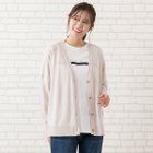 【ピサーノ/PISANO】の【手洗いOK】Vネック・BOXシルエットカーディガン ライトベージュ|ID: prp329100004611131 ipo3291000000032996271