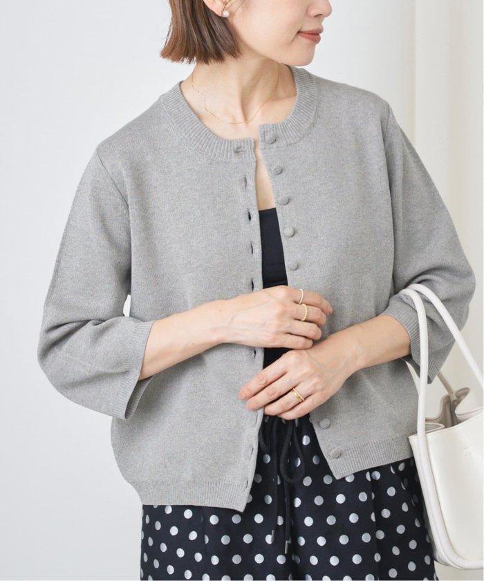 【イエナ/IENA】のDebussyミニカーディガン インテリア・キッズ・メンズ・レディースファッション・服の通販 founy(ファニー) https://founy.com/ ファッション Fashion レディースファッション Fashion for Women トップス・カットソー Cut & Sew Tops カーディガン・羽織り Layered Style Cardigans 2025年 2025 2025-2026秋冬・A/W Autumn/Winter 2025–26 AW25–26 イタリア Italy カーディガン Cardigan, Knitwear ジャケット Jacket, Outerwear 人気 Popular, Best Seller 羽織 Haori, Light Jacket |ID: prp329100004611151 ipo3291000000032996605