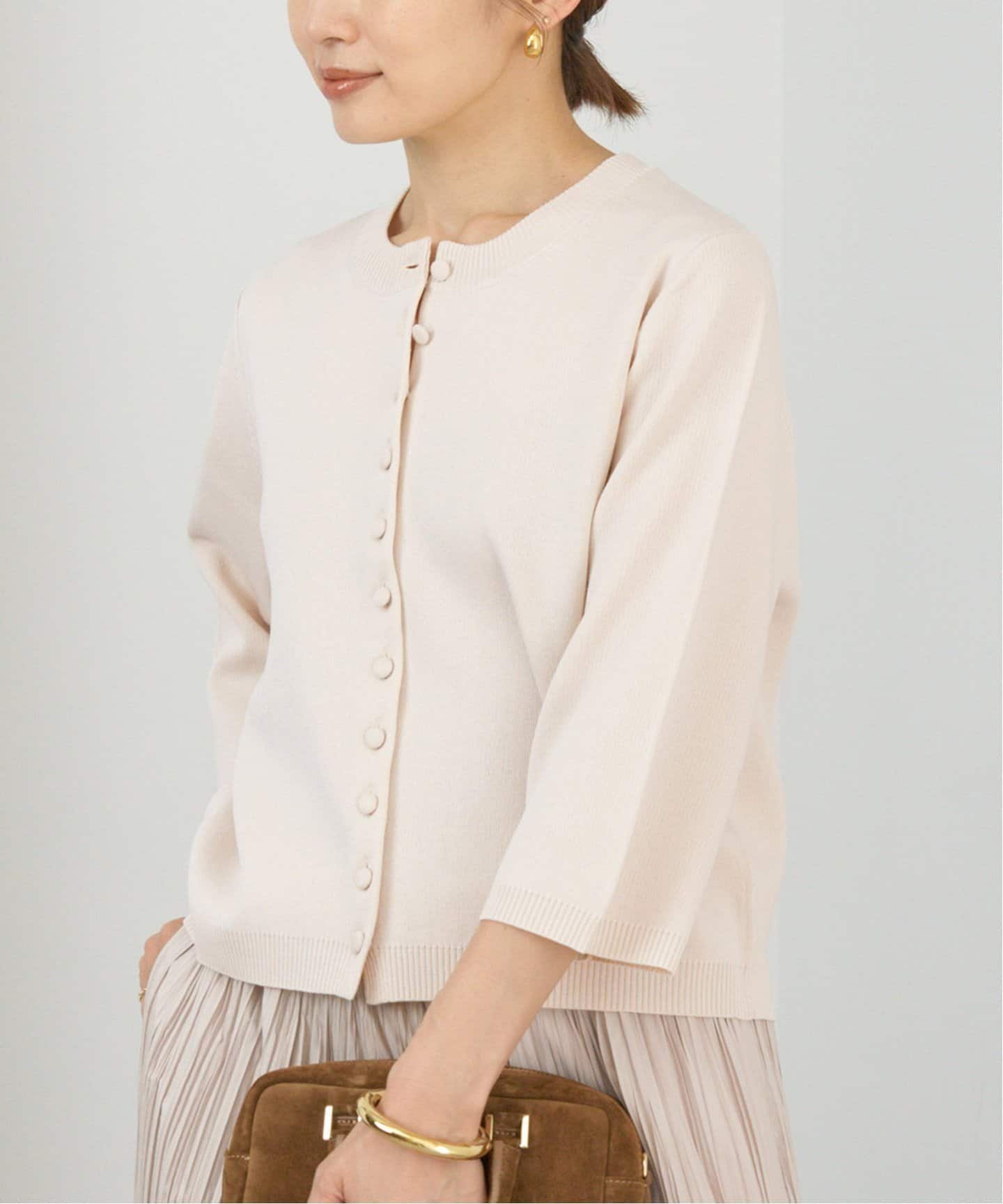 【イエナ/IENA】のDebussyミニカーディガン インテリア・キッズ・メンズ・レディースファッション・服の通販 founy(ファニー) 　ファッション　Fashion　レディースファッション　Fashion for Women　トップス・カットソー　Cut & Sew Tops　カーディガン・羽織り　Layered Style Cardigans　2025年　2025　2025-2026秋冬・A/W　Autumn/Winter 2025–26 AW25–26　イタリア　Italy　カーディガン　Cardigan, Knitwear　ジャケット　Jacket, Outerwear　人気　Popular, Best Seller　羽織　Haori, Light Jacket　ナチュラル|ID: prp329100004611151 ipo3291000000032996609