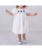 【ナルミヤ オンライン/NARUMIYA ONELINE / KIDS】のハートスモッキングワンピース オフ ホワイト|ID: prp329100004611165 ipo3291000000033507700