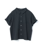 【マーコート/MARcourt】のmizuiro ind ロールアップスリーブシャツ ネイビー|ID: prp329100004611175 ipo3291000000032996966