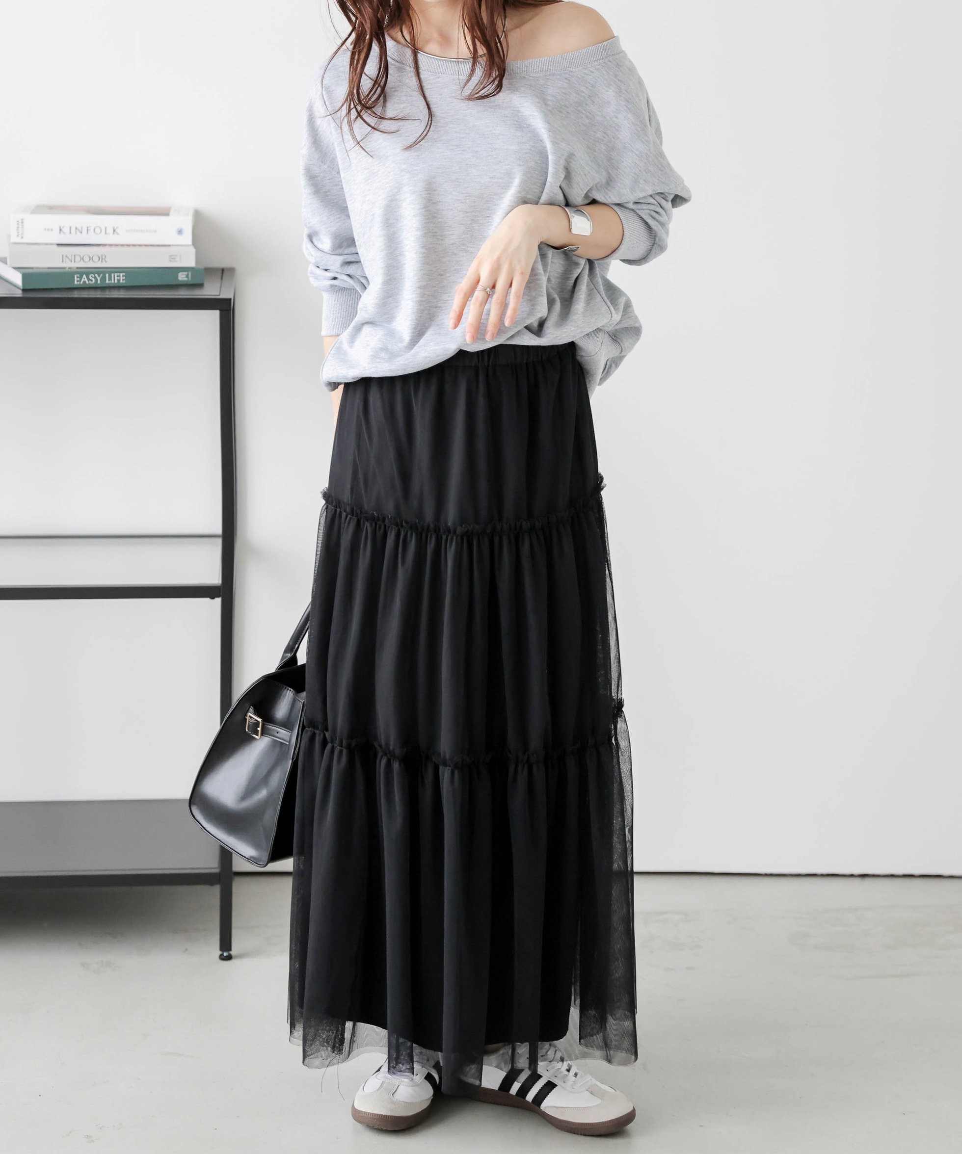 【その他のブランド/Other】の2way ティアードチュールスカート インテリア・キッズ・メンズ・レディースファッション・服の通販 founy(ファニー) 　ファッション　Fashion　レディースファッション　Fashion for Women　スカート　Skirts　ショート　Short, Short Length　スリット　Slit, Slit Detail　チュール　Tulip, Tulip Motif　ティアードスカート　Tiered Skirt, Flounced Skirt　デニム　Denim, Jeans Material　トレンド　Trend, Trending Now　フェミニン　Feminine, Girly　ペチコート　Petticoat, Underskirt　ブラック|ID: prp329100004611218 ipo3291000000032997643