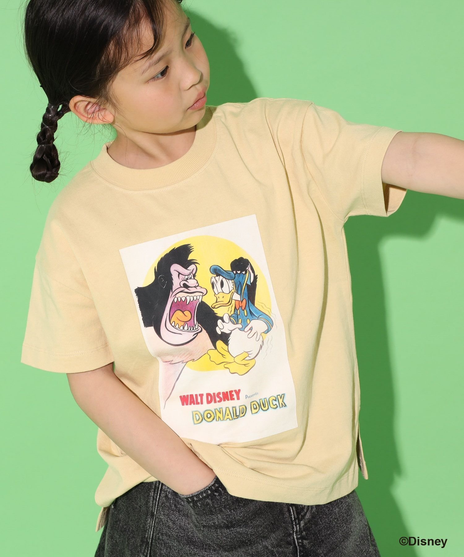 【ローリーズファーム/LOWRYS FARM / KIDS】のDISNEY/アートBIGT インテリア・キッズ・メンズ・レディースファッション・服の通販 founy(ファニー) 　ファッション　Fashion　キッズファッション　Fashion for Kids　プリント　Print, Printed Pattern　ボトム　Bottoms, Lower Wear　定番　Standard, Basic Item　イエロードナルド|ID: prp329100004611248 ipo3291000000032997871