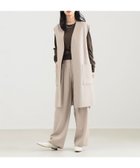 【デミルクス ビームス/Demi-Luxe BEAMS】のリバー ロングジレ 人気、トレンドファッション・服の通販 founy(ファニー) ファッション Fashion レディースファッション Fashion for Women アウター Coat / Outerwear Collection トップス・カットソー Cut & Sew Tops ベスト&ジレ / 重ね着スタイル Vests & Gilets シンプル Simple, Minimal パッチ Patch, Appliqué フロント Front, Front Design ポケット Pocket, Pocket Detail リュクス Luxury, Elegant, High-End, Chic ロング Long, Long-Length ワイド Wide, Wide Fit 冬 Winter / This Winter thumbnail BEIGE×OFF WHITE|ID: prp329100004611334 ipo3291000000032998481