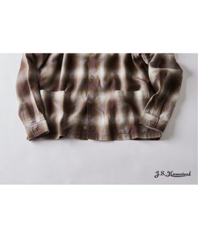 【ジャーナルスタンダード/JOURNAL STANDARD / MEN】のJ.S.Homestead / リラックス オンブレ オープン カラー シャツ 人気、トレンドファッション・服の通販 founy(ファニー) ファッション Fashion メンズファッション Fashion for Men クラシック Classic, Timeless Style リラックス Relax, Relaxed Fit 羽織 Haori, Light Jacket |ID:prp329100004611344