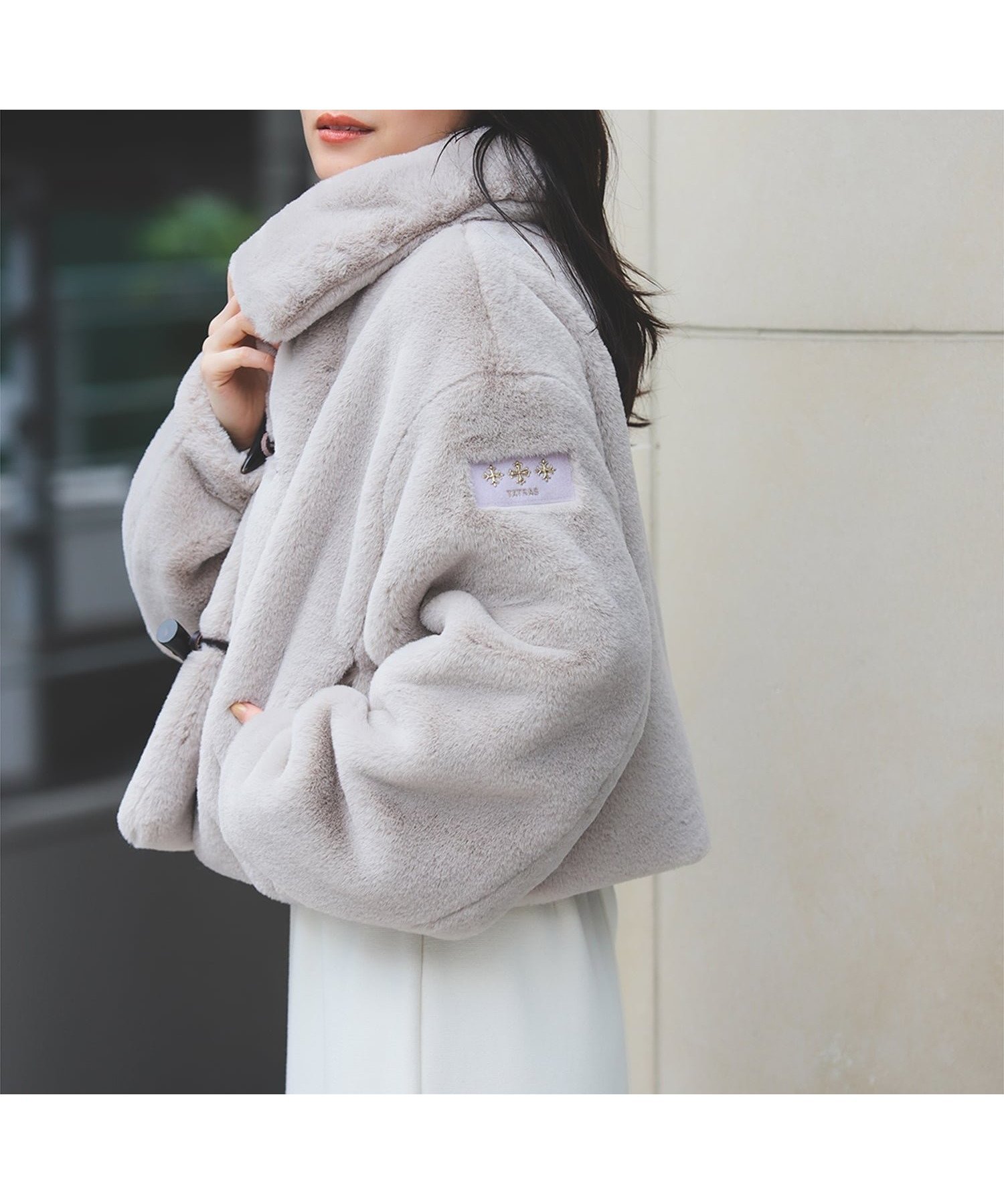 【デミルクス ビームス/Demi-Luxe BEAMS】のTATRAS / PARTANNA フリース ブルゾン 人気、トレンドファッション・服の通販 founy(ファニー) 　ファッション　Fashion　レディースファッション　Fashion for Women　アウター　Coat / Outerwear Collection　ブルゾンジャケット・スポーティアウター　Blouson Jackets　コンパクト　Compact, Small Size　ショート　Short, Short Length　ダッフルコート　Duffle Coat, Toggle Coat　バランス　Balance, Style Balance　パッチ　Patch, Appliqué　フェイクファー　Faux Fur, Imitation Fur　ブルゾン　Blouson, Bomber Jacket　防寒　Cold Protection, Winter-Ready　ロング　Long, Long-Length　ワイド　Wide, Wide Fit　エレガント 上品　Elegant　 other-1|ID: prp329100004611364 ipo3291000000033393029