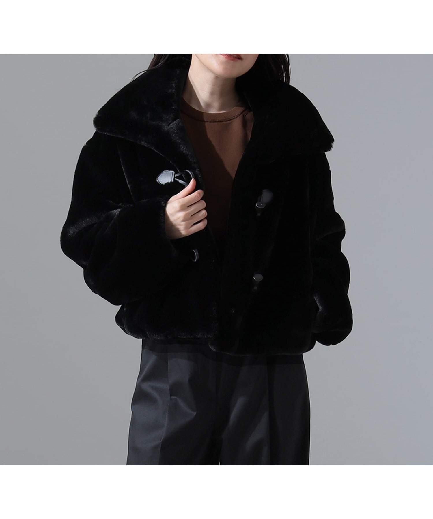 【デミルクス ビームス/Demi-Luxe BEAMS】のTATRAS / PARTANNA フリース ブルゾン インテリア・キッズ・メンズ・レディースファッション・服の通販 founy(ファニー) 　ファッション　Fashion　レディースファッション　Fashion for Women　アウター　Coat / Outerwear Collection　ブルゾンジャケット・スポーティアウター　Blouson Jackets　コンパクト　Compact, Small Size　ショート　Short, Short Length　ダッフルコート　Duffle Coat, Toggle Coat　バランス　Balance, Style Balance　パッチ　Patch, Appliqué　フェイクファー　Faux Fur, Imitation Fur　ブルゾン　Blouson, Bomber Jacket　防寒　Cold Protection, Winter-Ready　ロング　Long, Long-Length　ワイド　Wide, Wide Fit　エレガント 上品　Elegant　BLACK|ID: prp329100004611364 ipo3291000000033393031