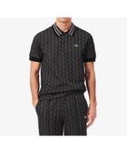 【ラコステ/LACOSTE / MEN】のモノグラムジャカード半袖ポロシャツ 人気、トレンドファッション・服の通販 founy(ファニー) ファッション Fashion メンズファッション Fashion for Men エレガント 上品 Elegant クラシック Classic, Timeless Style ジャカード／ジャガード Jacquard, Woven Pattern ボーダー Border, Stripe ポロシャツ Polo Shirt, Collared Tee モチーフ Motif, Design Theme 半袖 Short Sleeve, Half Sleeve thumbnail ブラック|ID: prp329100004611415 ipo3291000000032999469