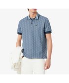 【ラコステ/LACOSTE / MEN】のモノグラムジャカード半袖ポロシャツ 人気、トレンドファッション・服の通販 founy(ファニー) ファッション Fashion メンズファッション Fashion for Men エレガント 上品 Elegant クラシック Classic, Timeless Style ジャカード／ジャガード Jacquard, Woven Pattern ボーダー Border, Stripe ポロシャツ Polo Shirt, Collared Tee モチーフ Motif, Design Theme 半袖 Short Sleeve, Half Sleeve thumbnail グレイッシュブルー|ID: prp329100004611415 ipo3291000000032999471