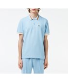 【ラコステ/LACOSTE / MEN】のモノグラムジャカード半袖ポロシャツ 人気、トレンドファッション・服の通販 founy(ファニー) ファッション Fashion メンズファッション Fashion for Men エレガント 上品 Elegant クラシック Classic, Timeless Style ジャカード／ジャガード Jacquard, Woven Pattern ボーダー Border, Stripe ポロシャツ Polo Shirt, Collared Tee モチーフ Motif, Design Theme 半袖 Short Sleeve, Half Sleeve thumbnail ライトブルー|ID: prp329100004611415 ipo3291000000032999478
