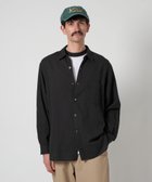 【ビューティ&ユース ユナイテッドアローズ/BEAUTY&YOUTH / UNITED ARROWS / MEN】のSteven Alan CC ピケ ストライプ レギュラーカラー シャツ LOOSE 人気、トレンドファッション・服の通販 founy(ファニー) ファッション Fashion メンズファッション Fashion for Men ストライプ Stripe, Striped Pattern ドレープ Drape, Draping Fabric バランス Balance, Style Balance ファブリック Fabric, Textile フォルム Silhouette, Form ルーズ Loose, Oversized レギュラー Regular, Standard Fit エレガント 上品 Elegant 夏 Summer 無地 Plain, Solid Color thumbnail BLACK|ID: prp329100004611424 ipo3291000000032999593