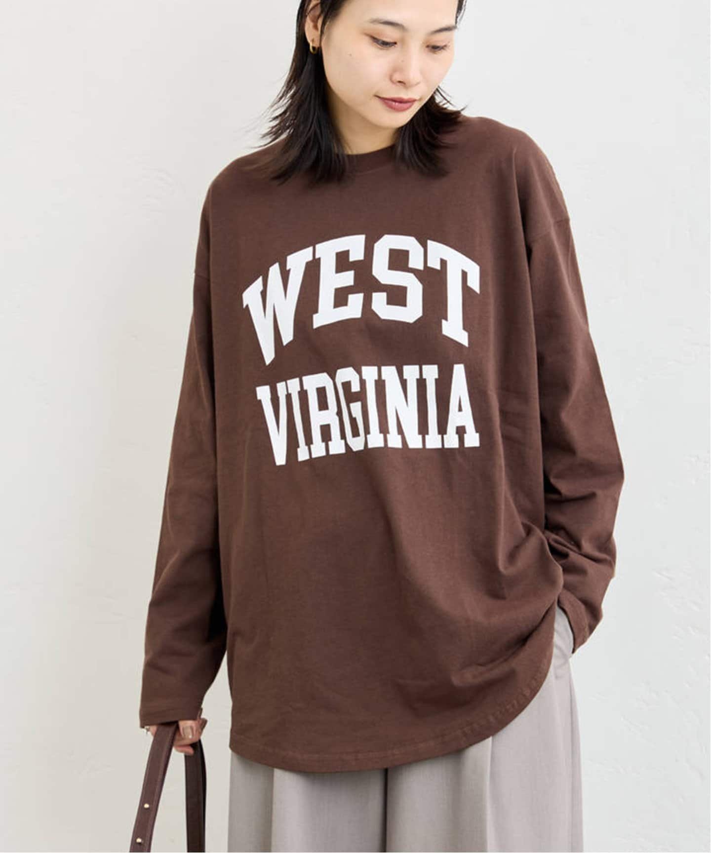 【ジャーナルスタンダード/JOURNAL STANDARD】のラウンドヘムロンT インテリア・キッズ・メンズ・レディースファッション・服の通販 founy(ファニー) 　ファッション　Fashion　レディースファッション　Fashion for Women　トップス・カットソー　Cut & Sew Tops　ロングTシャツ・Tシャツ　Longline T-Shirts & Tees　2024年　2024　2024-2025秋冬・A/W　Autumn/Winter 2024–25 AW24–25　インナー　Innerwear　ジャケット　Jacket, Outerwear　秋　Autumn　ブラウン|ID: prp329100004611427 ipo3291000000033268727