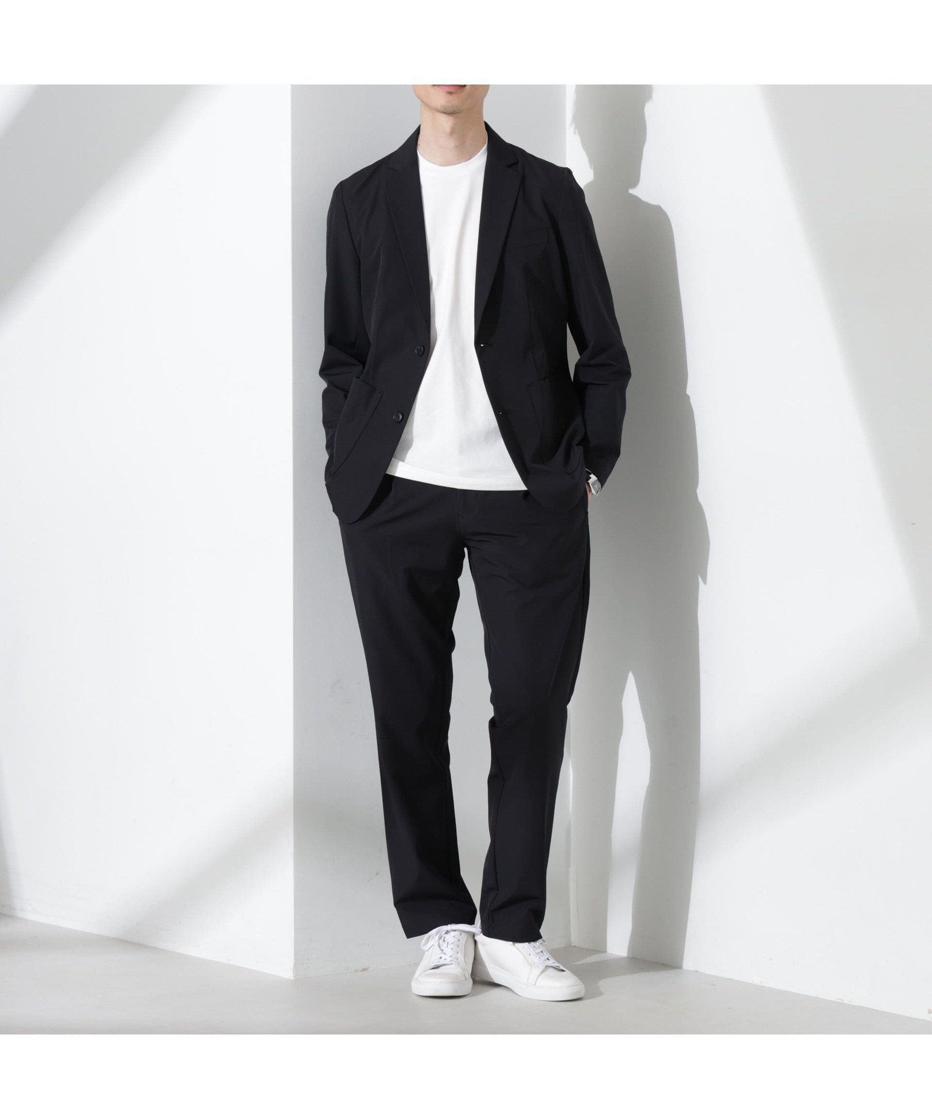 【ナノ ユニバース/nano universe / MEN】のWEB限定/アクティブ4WAYストレッチドライ セットアップ インテリア・キッズ・メンズ・レディースファッション・服の通販 founy(ファニー) 　ファッション　Fashion　メンズファッション　Fashion for Men　セットアップ　Matching Sets　ウォッシャブル　Machine Washable　吸水　Absorbent, Quick-Dry　シェイプ　Shape, Slim Fit　シンプル　Simple, Minimal　ジャケット　Jacket, Outerwear　スタイリッシュ　Stylish, Fashionable　スタンダード　Standard, Basic　ストレッチ　Stretch, Stretchy Fabric　スピンドル　Spindle, Drawcord　セットアップ　Set-Up, Coordinated Outfit　長袖　Long Sleeve, Full Sleeve　おすすめ　Recommended / Our Picks　セレモニー　Ceremony　2025年　2025　2025春夏・S/S　Spring/Summer 2025 SS25　ブラック|ID: prp329100004611481 ipo3291000000033163730