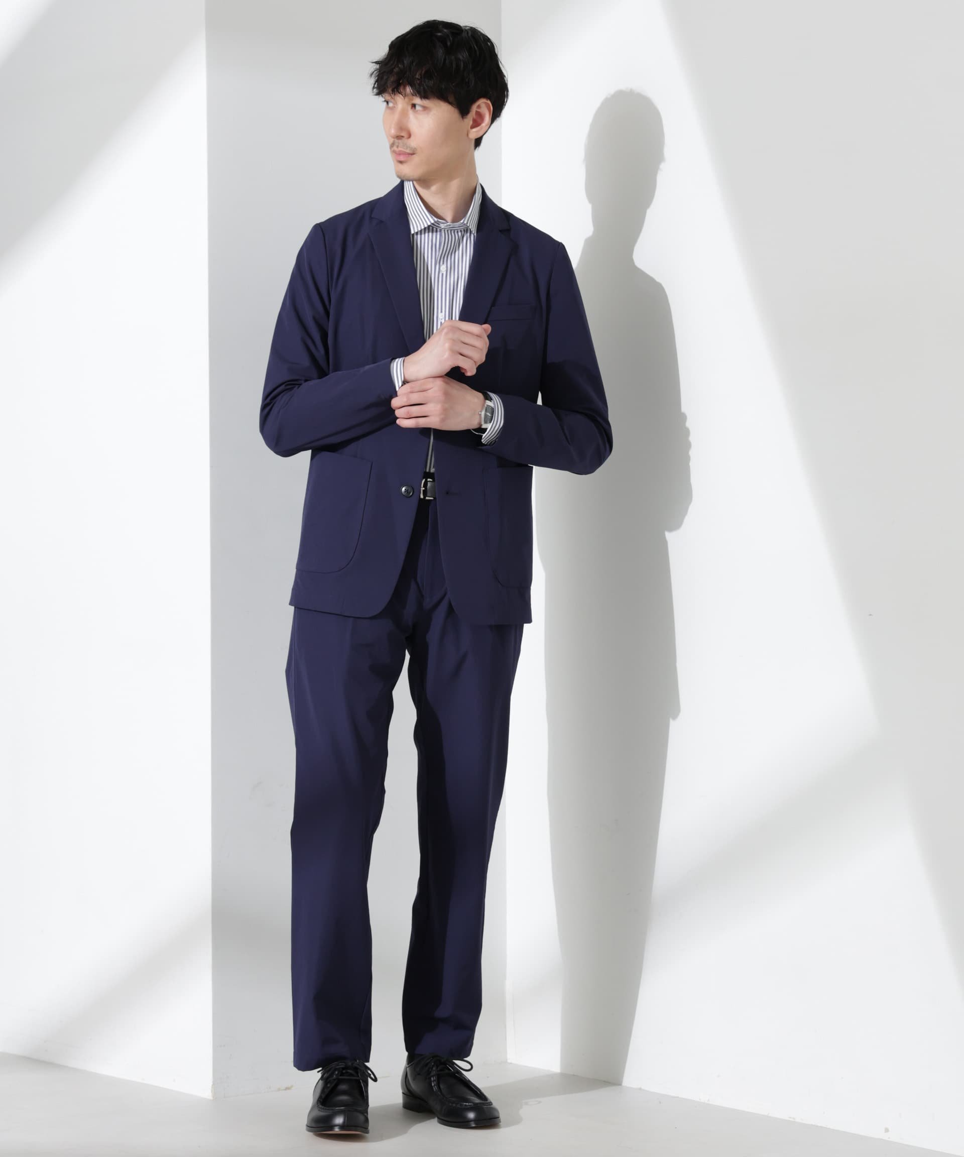 【ナノ ユニバース/nano universe / MEN】のWEB限定/アクティブ4WAYストレッチドライ セットアップ インテリア・キッズ・メンズ・レディースファッション・服の通販 founy(ファニー) 　ファッション　Fashion　メンズファッション　Fashion for Men　セットアップ　Matching Sets　ウォッシャブル　Machine Washable　吸水　Absorbent, Quick-Dry　シェイプ　Shape, Slim Fit　シンプル　Simple, Minimal　ジャケット　Jacket, Outerwear　スタイリッシュ　Stylish, Fashionable　スタンダード　Standard, Basic　ストレッチ　Stretch, Stretchy Fabric　スピンドル　Spindle, Drawcord　セットアップ　Set-Up, Coordinated Outfit　長袖　Long Sleeve, Full Sleeve　おすすめ　Recommended / Our Picks　セレモニー　Ceremony　2025年　2025　2025春夏・S/S　Spring/Summer 2025 SS25　ネイビー|ID: prp329100004611481 ipo3291000000033163732