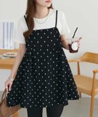 【ディスコート/Discoat】のドットジャガードキャミチュニック ブラック|ID: prp329100004611488 ipo3291000000033000118