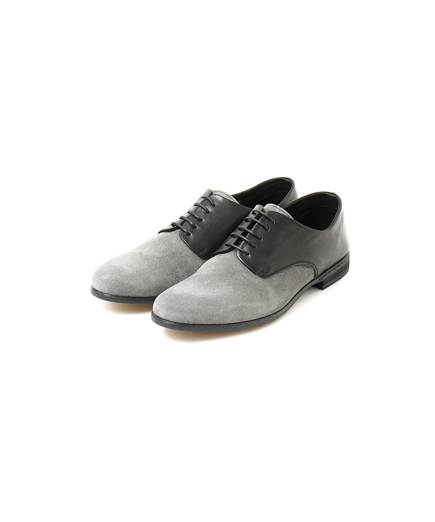 【アルフレッド バニスター/alfredoBANNISTER / MEN】のソフトレザー カウンターレス プレーントゥシューズ インテリア・キッズ・メンズ・レディースファッション・服の通販 founy(ファニー) 　ファッション　Fashion　メンズファッション　Fashion for Men　シューズ・靴　Shoes　オイル　Body Oil　シューズ　Shoes, Footwear　シンプル　Simple, Minimal　スタンダード　Standard, Basic　ベロア　Velour, Soft Velvet　ラバー　Rubber, Rubber Sole　グレー|ID: prp329100004611500 ipo3291000000033561445
