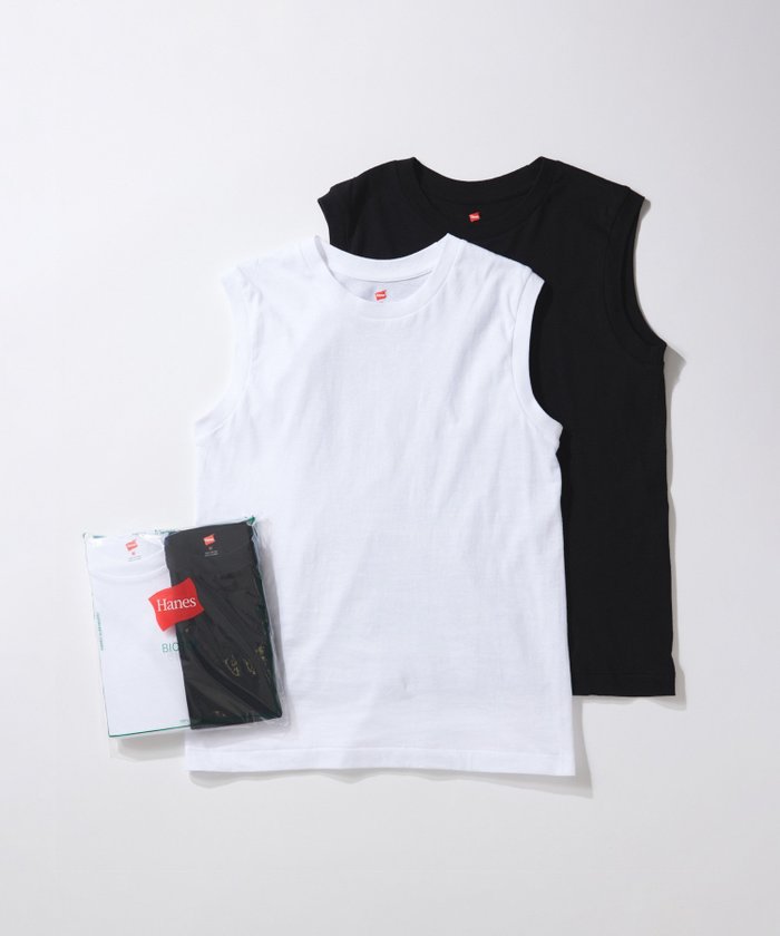 【アダム エ ロペ/ADAM ET ROPE'】の【Hanes for BIOTOP】Sleeveless T-Shirts インテリア・キッズ・メンズ・レディースファッション・服の通販 founy(ファニー) https://founy.com/ ファッション Fashion レディースファッション Fashion for Women トップス・カットソー Cut & Sew Tops シャツ・ブラウス・オフィスカジュアル Elegant Blouses & Button-Ups ロングTシャツ・Tシャツ Longline T-Shirts & Tees アンダー Underwear Essentials インナー Innerwear カットソー Cut and Sewn Top シンプル Simple, Minimal スリーブ Sleeve, Long Sleeve / Short Sleeve ノースリーブ Sleeveless, No-Sleeve パターン Pattern, Design Print ベーシック Basic, Essential ヴィンテージ Vintage Style 人気 Popular, Best Seller 別注 Limited Edition, Custom Order |ID: prp329100004611531 ipo3291000000033458501