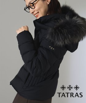 【デミルクス ビームス/Demi-Luxe BEAMS】 TATRAS / 別注 KOSAVA セイル ファー ダウンジャケット人気、トレンドファッション・服の通販 founy(ファニー) ファッション Fashion レディースファッション Fashion for Women アウター Coat / Outerwear Collection レディースジャケット・軽アウター Jackets イタリア Italy コレクション Collection, Seasonal Line シェイプ Shape, Slim Fit ジップ Zip, Zipper ジャケット Jacket, Outerwear ダウン Down, Puffer ツイル Twist, Twisted Detail デニム Denim, Jeans Material ブロック Block, Solid Block Pattern ポケット Pocket, Pocket Detail 別注 Limited Edition, Custom Order マフラー Scarf, Muffler ミラノ Milano Style, Italian-Inspired ワイド Wide, Wide Fit エレガント 上品 Elegant |ID:prp329100004611538