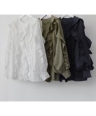 【ガール/GIRL】の【綿100%使用】ランダムラッフルブラウス 人気、トレンドファッション・服の通販 founy(ファニー) ファッション Fashion レディースファッション Fashion for Women トップス・カットソー Cut & Sew Tops シャツ・ブラウス・オフィスカジュアル Elegant Blouses & Button-Ups おすすめ Recommended / Our Picks シンプル Simple, Minimal タイプライター Typewriter Fabric, Crisp Cotton ベーシック Basic, Essential ボトム Bottoms, Lower Wear ラッフル Ruffle, Frill thumbnail KH|ID: prp329100004611566 ipo3291000000033001310