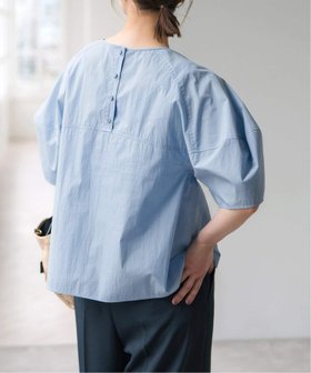 【スピック&スパン/Spick & Span】のラウンドスリーブブラウス 人気、トレンドファッション・服の通販 founy(ファニー) ファッション Fashion レディースファッション Fashion for Women トップス・カットソー Cut & Sew Tops シャツ・ブラウス・オフィスカジュアル Elegant Blouses & Button-Ups スリーブ Sleeve, Long Sleeve / Short Sleeve タイプライター Typewriter Fabric, Crisp Cotton バランス Balance, Style Balance フォルム Silhouette, Form |ID:prp329100004611582