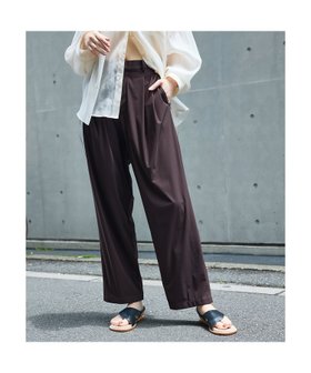【カリテ/qualite】の【接触冷感 UV】クールトリコットタックパンツ 人気、トレンドファッション・服の通販 founy(ファニー) ファッション Fashion レディースファッション Fashion for Women パンツ Pants & Trousers シンプル Simple, Minimal トレンド Trend, Trending Now 夏 Summer |ID:prp329100004611691