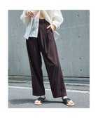 【カリテ/qualite】の【接触冷感 UV】クールトリコットタックパンツ 人気、トレンドファッション・服の通販 founy(ファニー) ファッション Fashion レディースファッション Fashion for Women パンツ Pants & Trousers シンプル Simple, Minimal トレンド Trend, Trending Now 夏 Summer thumbnail ブラウン|ID: prp329100004611691 ipo3291000000033057231